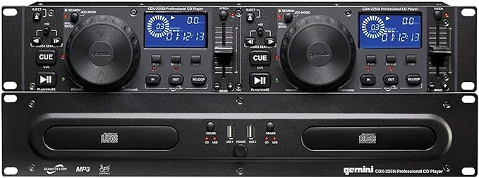 CD Player CDJ Duplo Gemini CDX2250i