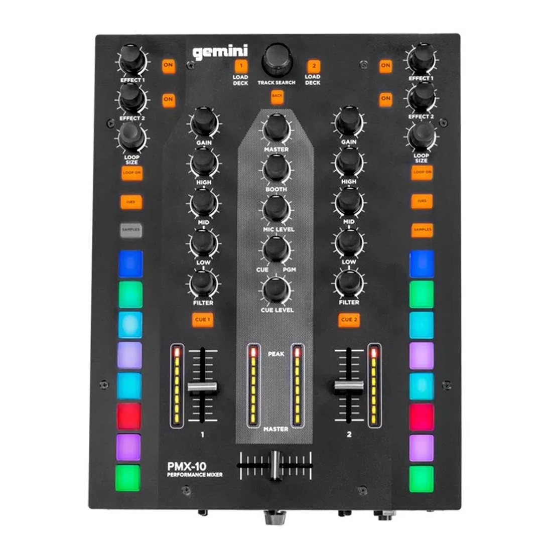 Mixer DJ 2 Canais Gemini PMX-10