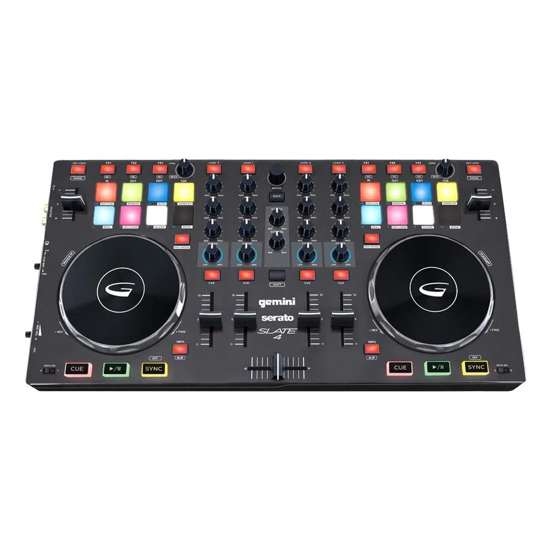 Controladora DJ 4 Canais Serato DJ Intro Gemini SLATE 4