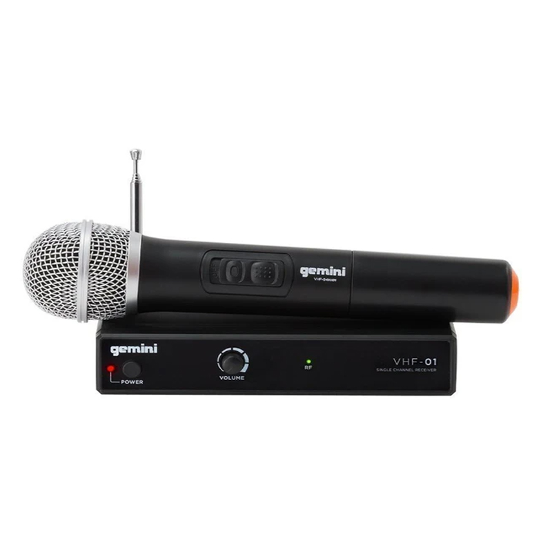 Sistema de Microfone Sem Fio Gemini VHF-01M